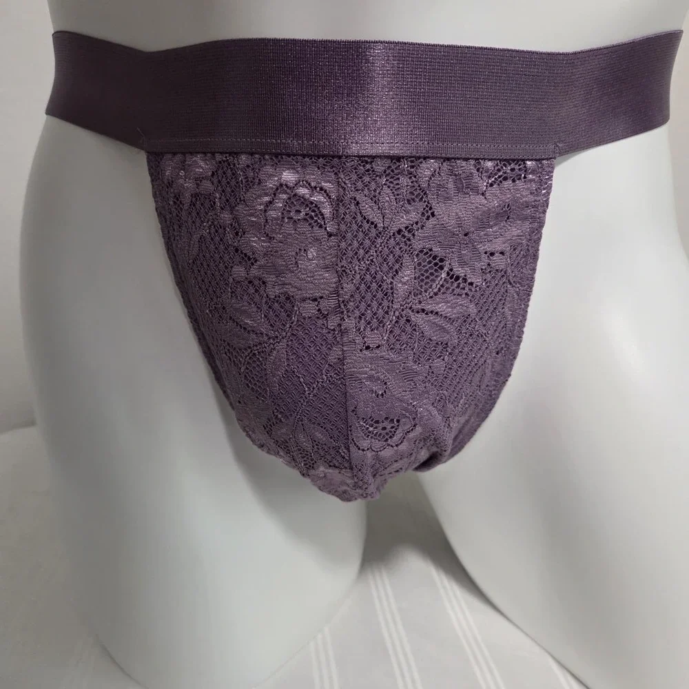 Cosabella Luxury Italian Men's Lace Jock Strap‎ Designer Underwear Himalayan Sky